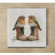 Ceramic tile mural - birds -rusty tail 