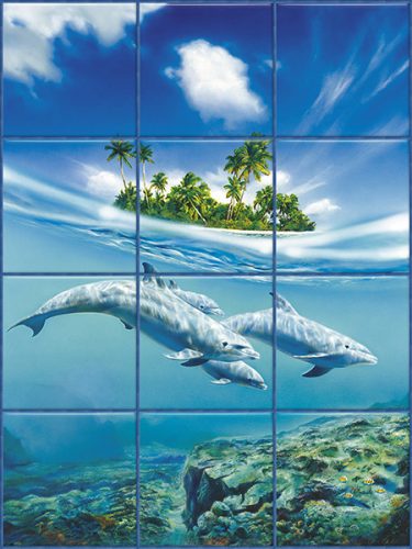 delfines csempe