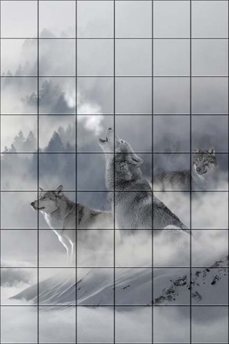 Dekorcsempe - farkasok