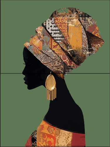 Tile mural - Peoples of Africa II. 