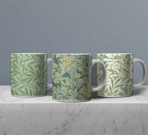 William Morris virágmintás bögre szett