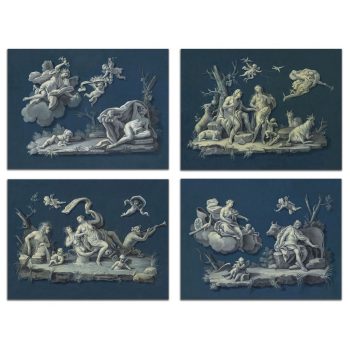 Ceramic tile mural - Jupiter and Juno  Ceramic tile mural - Jupiter and Juno