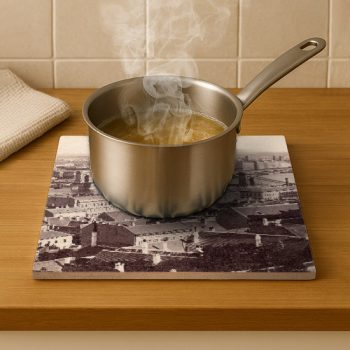 Tile mural - View of Budapest in  