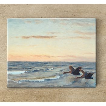 Tile trivet - birds - wild geese