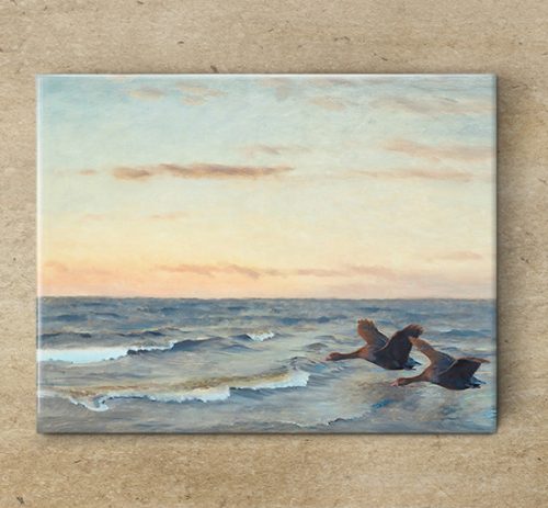 Tile mural - birds - wild geese
