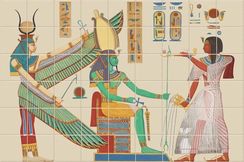 Tile mural - Egyptian -II. 