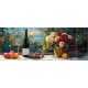 Ceramic tile mural - drink - Wine tasting table 