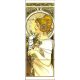  Alfons Mucha szecessziós csempe