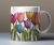 3D tulipános bögre