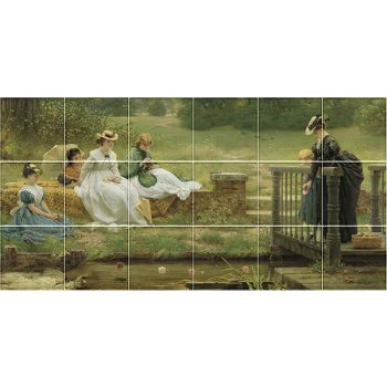 Ceramic tile mural - Luck  Ceramic tile mural - Luck