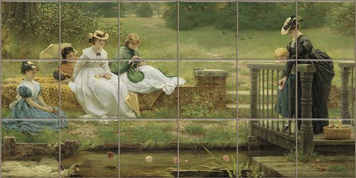 Ceramic tile mural - Luck 