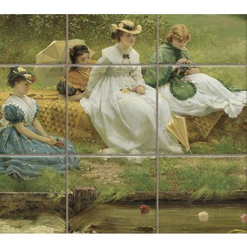 Ceramic tile mural - Luck 