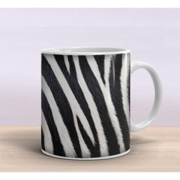 Zebra mintás bögre