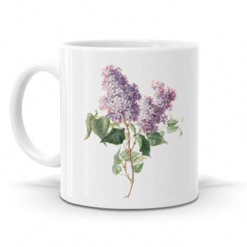 Mug set Set of 6 mugs with flower motif