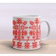 Folksy style mug