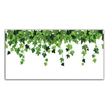 Ivy patterned border tile
