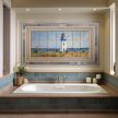 Ceramic tile mural - lighthouse