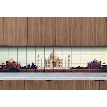 Tile mural - building - Taj Mahal II.