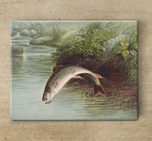 Tile mural - fishes -fishing II. 