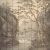 Monochrome river and tree landscape in classical style – ceramic tile mural