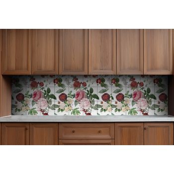 Vintage virágmintás csempe