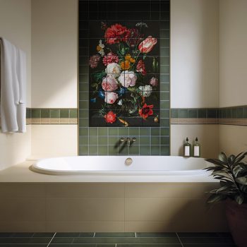 Csempekép mozaik - csendélet 2.