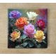 Colorfull Roses - ceramic tile trivet