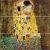 Ceramic tile mural - Klimt: The kiss -