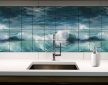 Ceramic tile mural - waves III. 