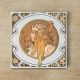 Ceramic tile trivet - Mucha 