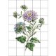 Ceramic tile mural - Flower