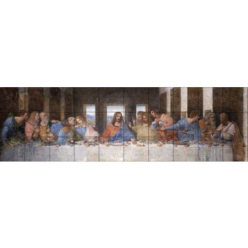 Ceramic tile mural - Fun in the wine cellar  Ceramic tile mural - Fun in the wine cellar