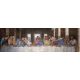 Ceramic tile mural - Fun in the wine cellar 