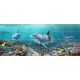 Tile mural - water world - dolphins 