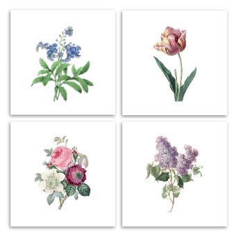 Set of tiles - flowers  Set of tiles - flowers