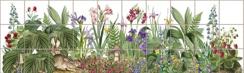 Ceramic tile mural - Forest dream