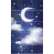 Tile mural - Moon and stars