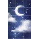 Csempekép mozaik - Hold és csillagok