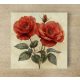 Red roses - ceramic tile trivet