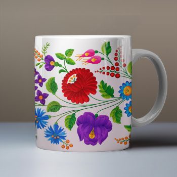 Folksy style mug