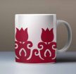 Folksy style mug