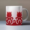 Folksy style mug