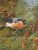 Ceramic tile mural - birds -Bullfinch II. 