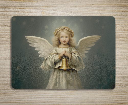 Cutting board - vintage angel