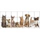 Ceramic tile mural - Cats and dogs II.