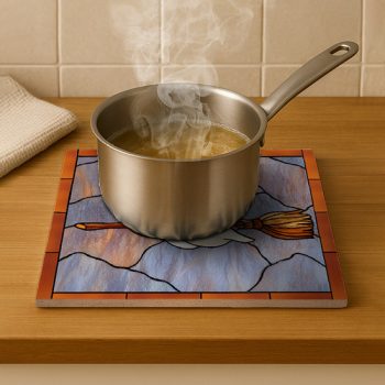 Halloween ghost - tile trivet