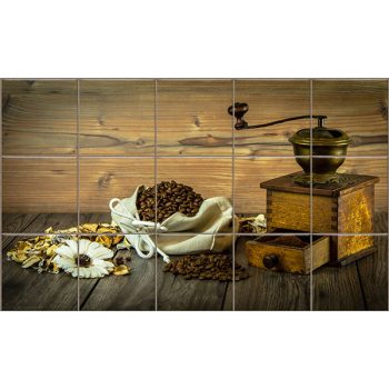 Ceramic tile mural - coffee - coffee still life 