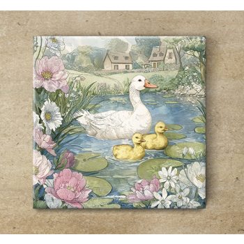 Mama Duck - ceramic tile trivet Mama Duck - ceramic tile trivet