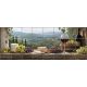 Ceramic tile mural - drink - Wine tasting table 