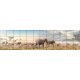 Afrikai állatok - mozaik csempe (240 x 60 cm)